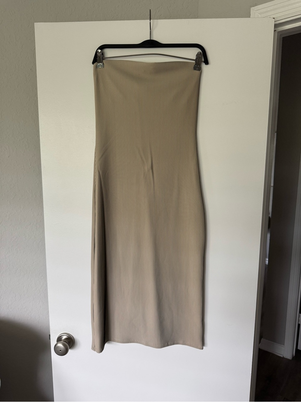 Strapless compression dress